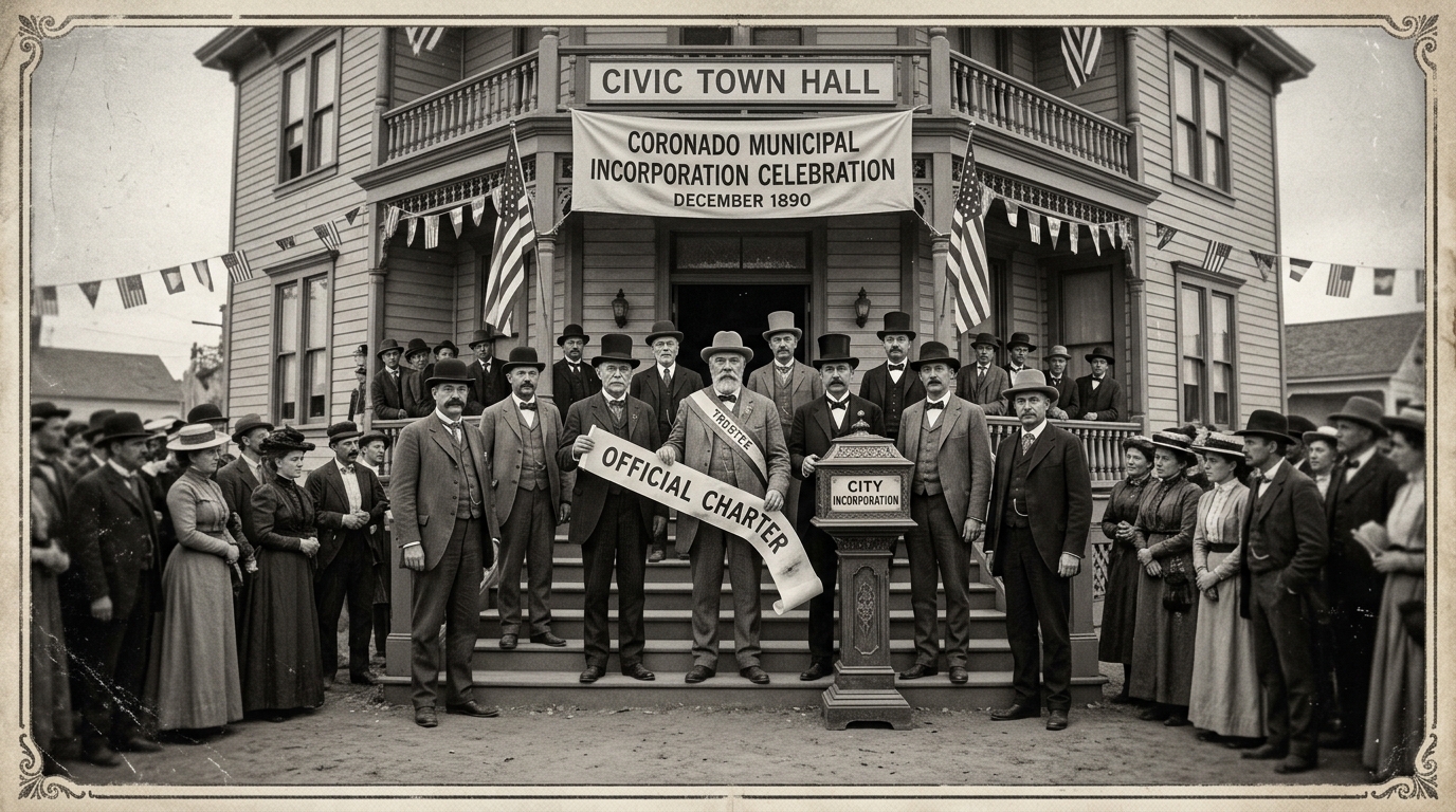 Coronado Municipal Incorporation Celebration on Orange Avenue