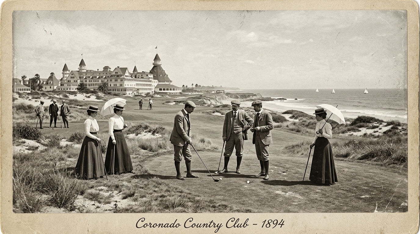 Victorian Golf Links at the Coronado Country Club in 1894