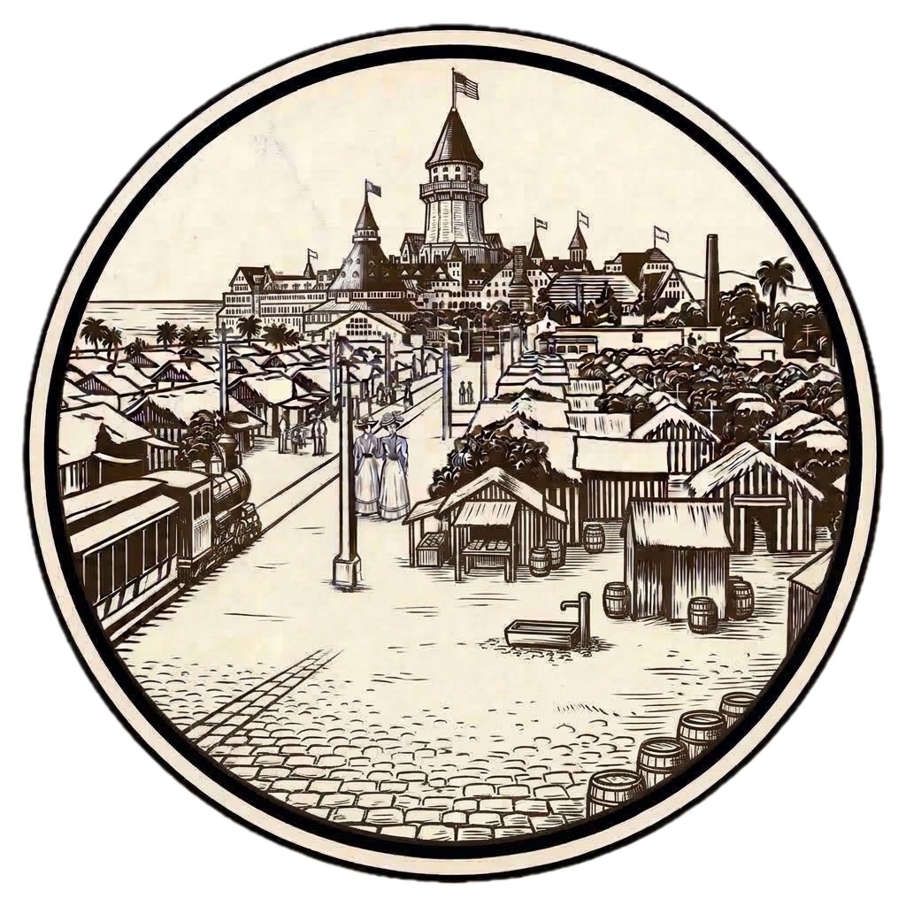 Coronado History Yellow Brick Road Interactive Digital Chronicle