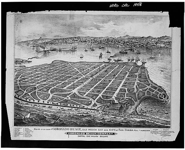 Early Transportation and Crowds in Coronado