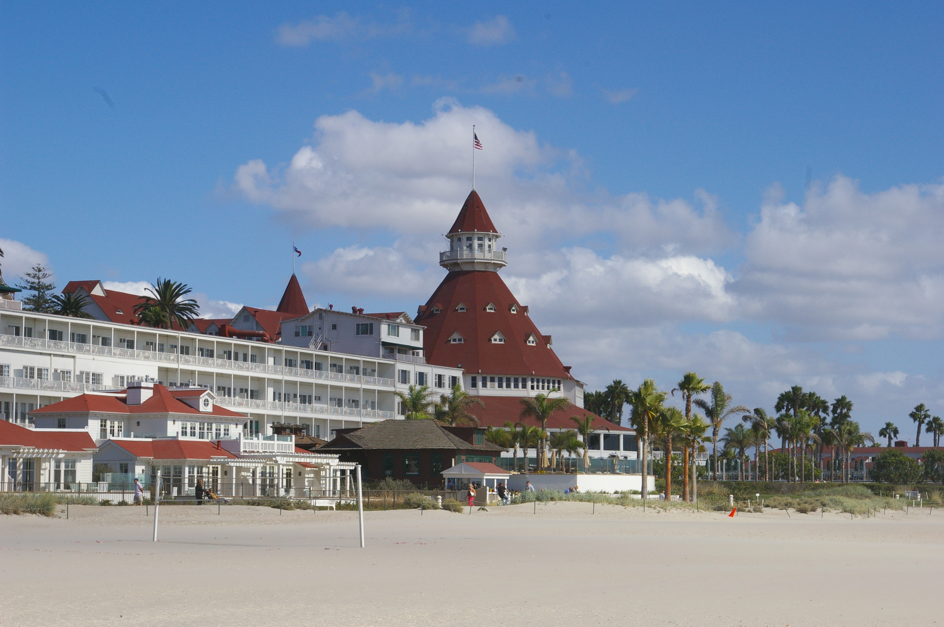 Hotel del Coronado National Historic Landmark Victorian Facade