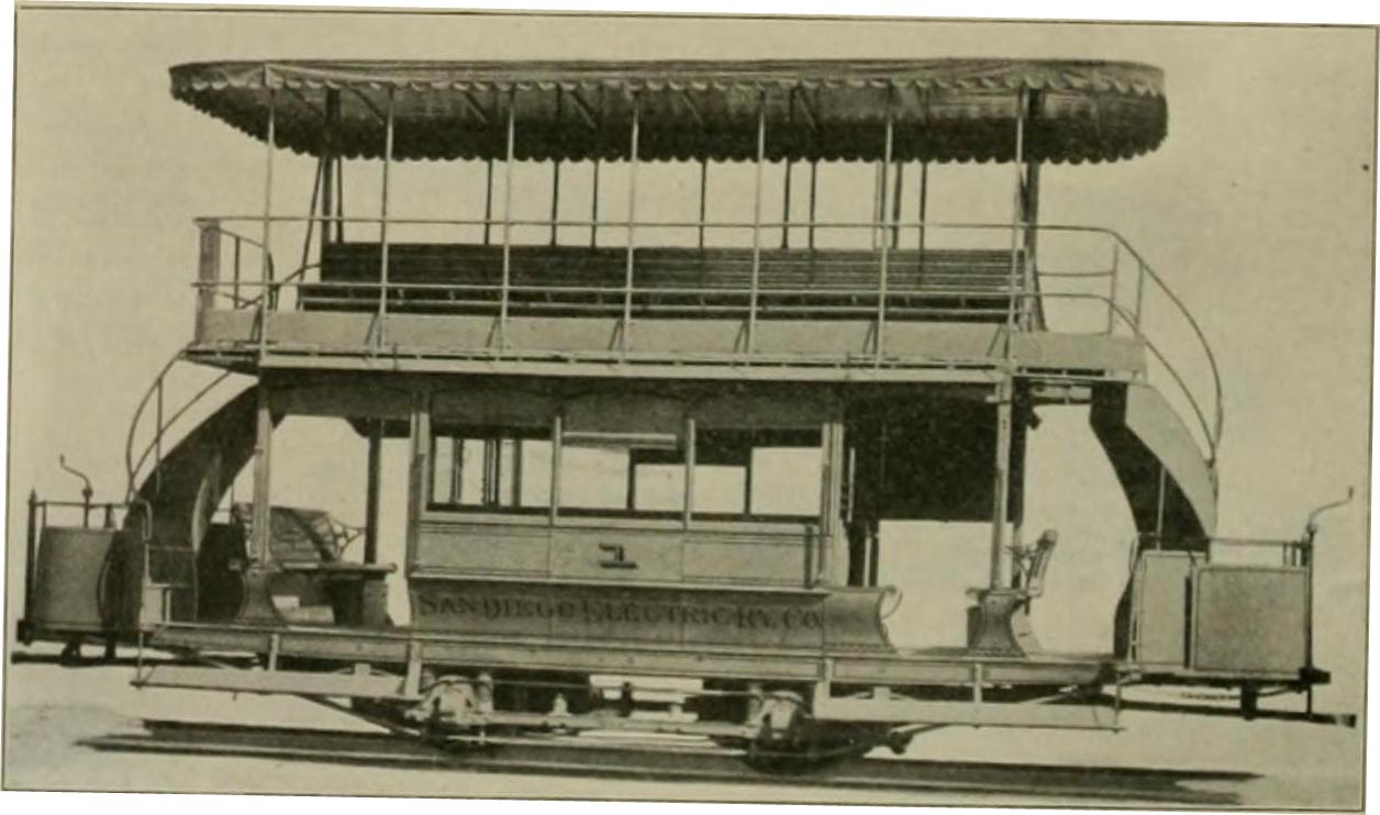 San Diego Electric Railway Transit Car Funded by John D. Spreckels